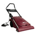 Red push large area wide vacuum cleaner