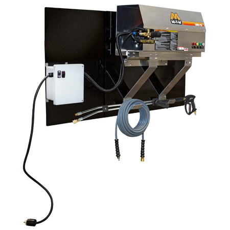 Mi-T-M-CAW-3004-0ME1 Welding machine with hoses and connectors on a white background