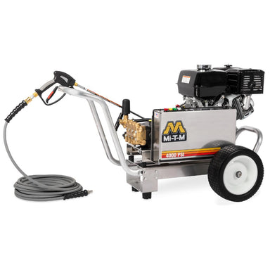 Mi-T-M pressure washer on a white background