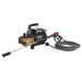 Pressure washer with lance and hose on a white background