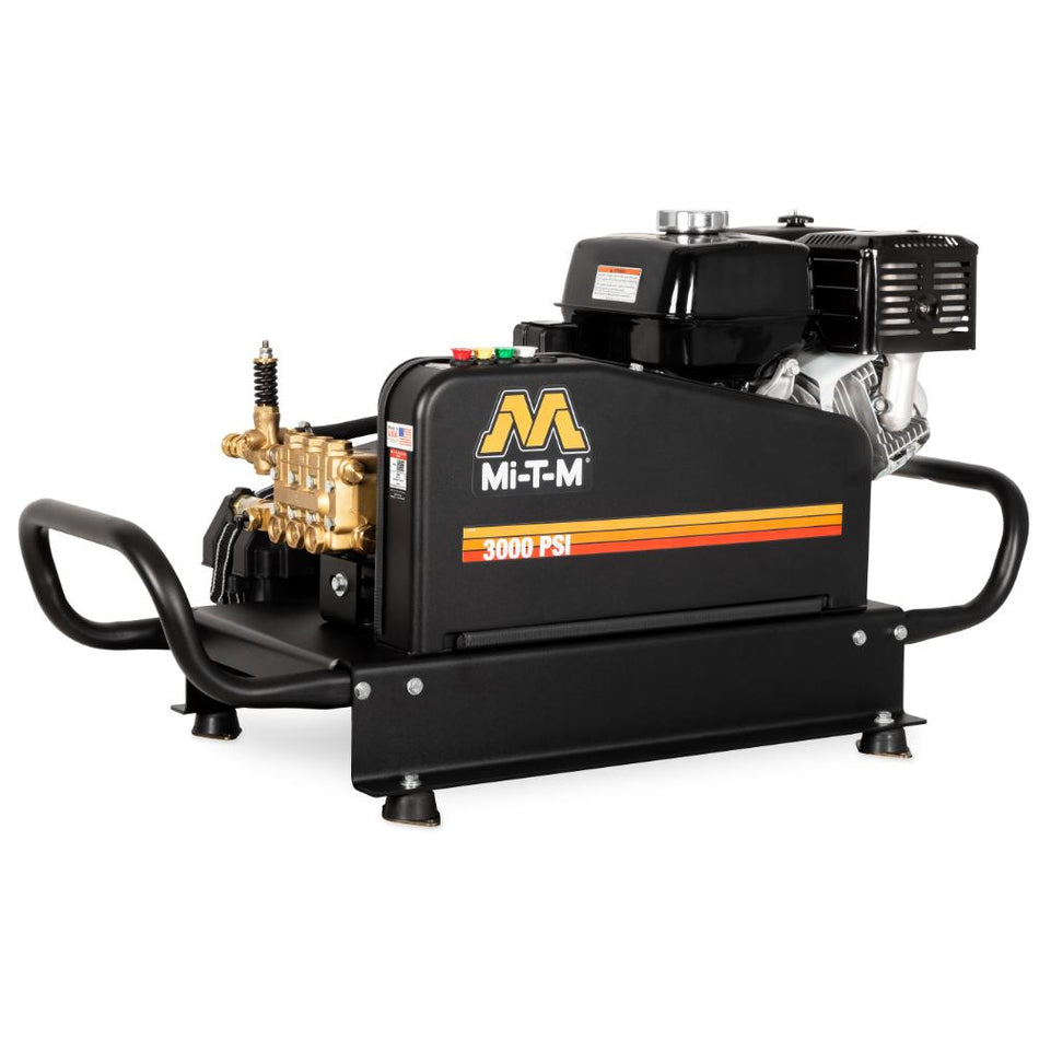 Mi-T-M-CTM-3005-H6G0M Black pressure washer with visible branding on a white background
