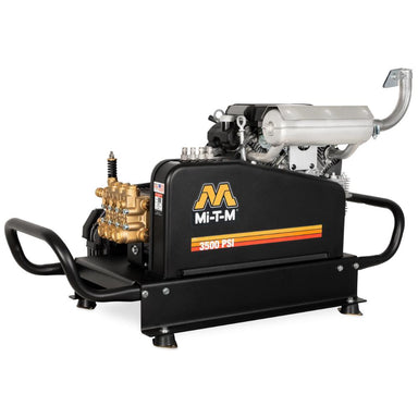 MI-T-M pressure washer on a white background