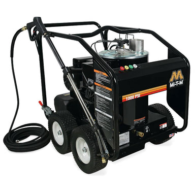 MI-T-M pressure washer on a white background