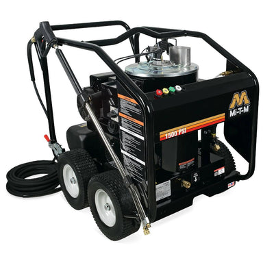 MI-T-M pressure washer on a white background