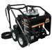 MI-T-M pressure washer on a white background