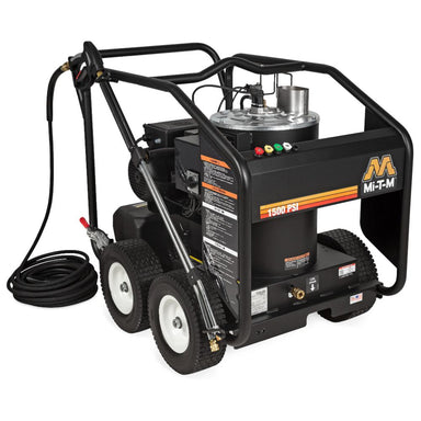 MI-T-M pressure washer on a white background