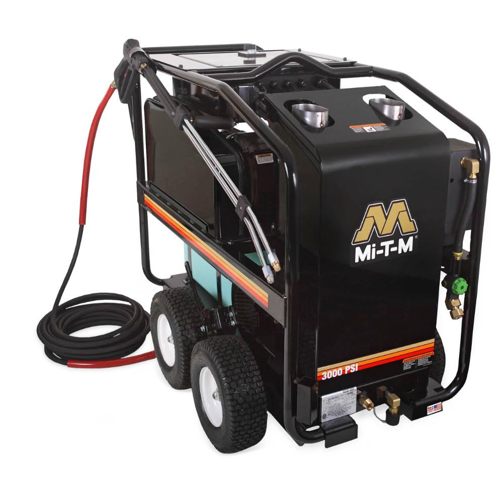 Mi-T-M pressure washer on a white background