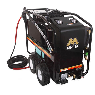 Mi-T-M pressure washer on a white background