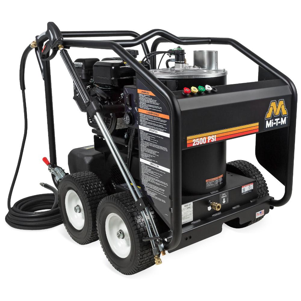 Mi-T-M pressure washer on a white background