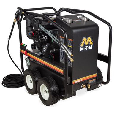 Mi-T-M pressure washer on a white background