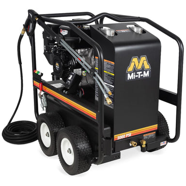 Mi-T-M pressure washer on a white background
