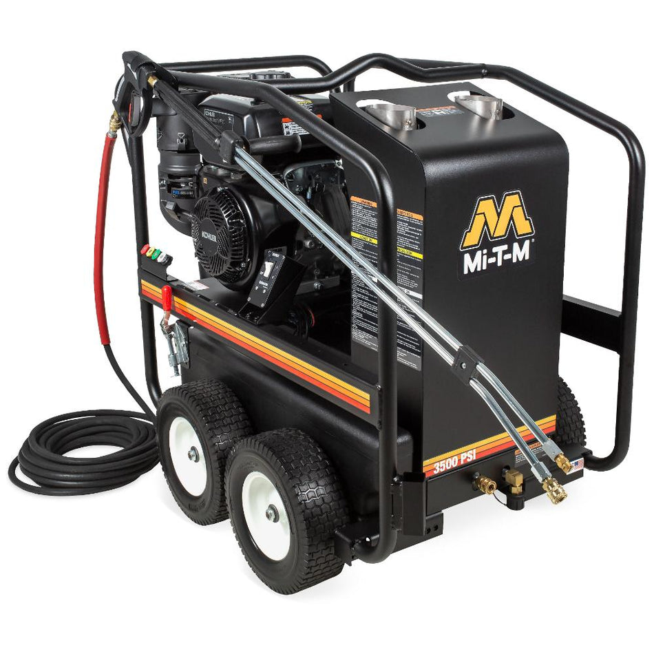 Mi-T-M-HSP-3504-3MGK pressure washer on a white background