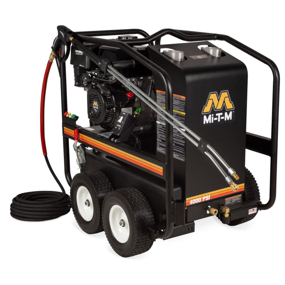 Mi-T-M-HSP-4004-3MGM pressure washer on a white background