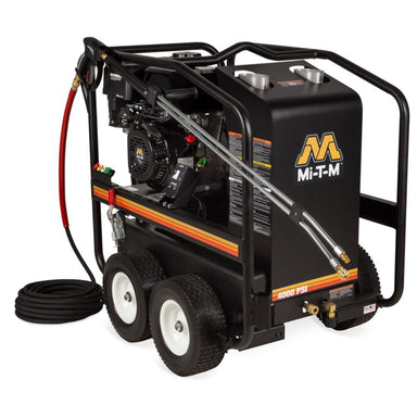 Mi-T-M pressure washer on a white background