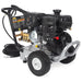Pressure washer with visible brand logo on a white background
