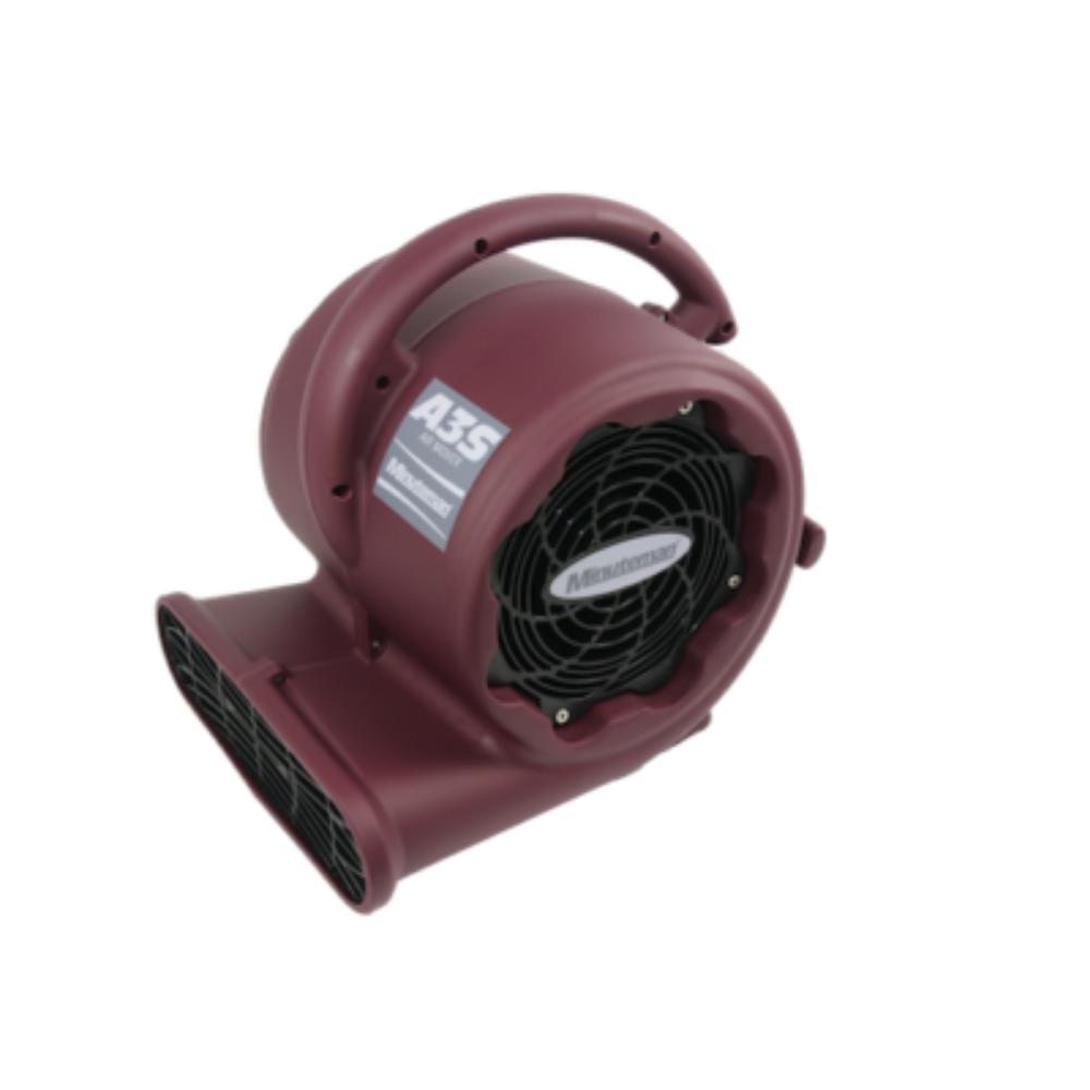 Red tube-shaped air mover