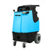 Blue and black Mytee 1005LX carpet cleaning machine on a white background