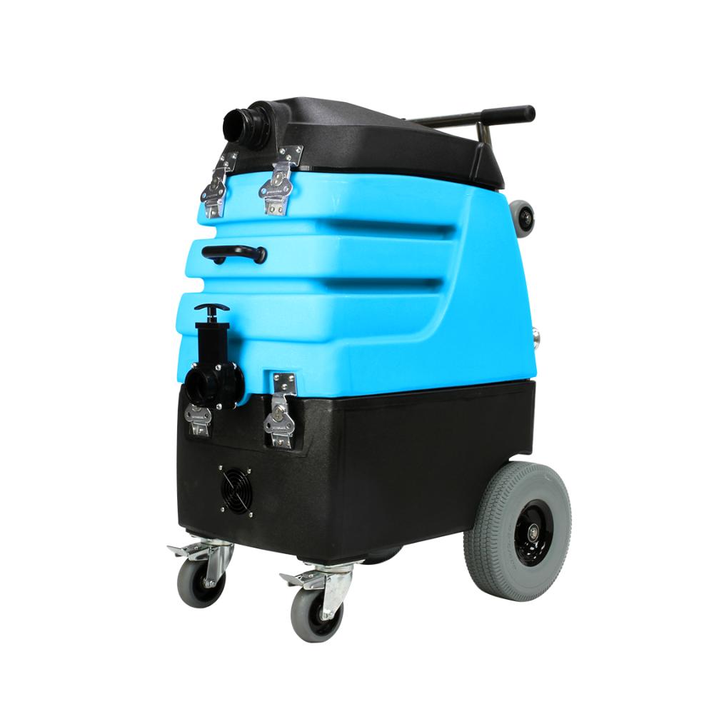 Blue and black Mytee-7000LX cleaning machine on a white background
