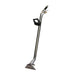 Carpet cleaning machine with long hose and nozzle on a white background