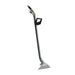 Stainless steel floor cleaning tool on a white background