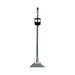 Floor cleaning machine with a long handle on a white background
