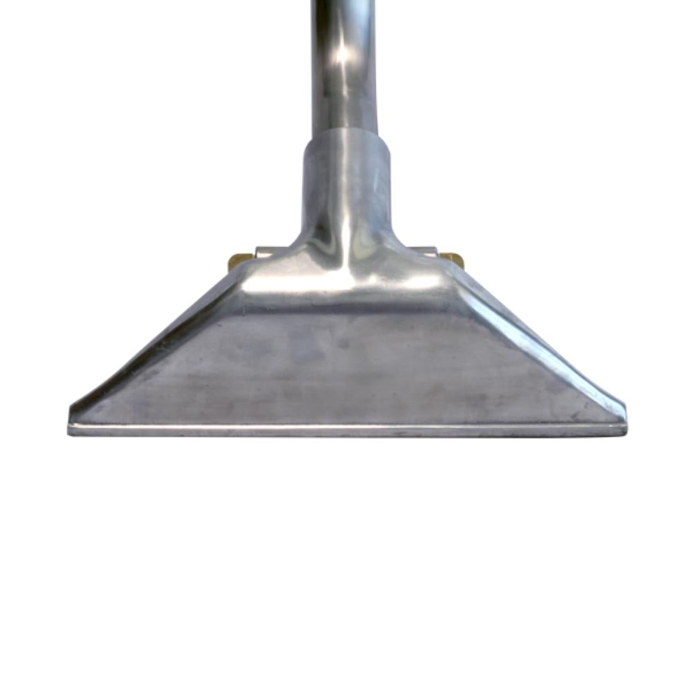 Metallic object on a white background