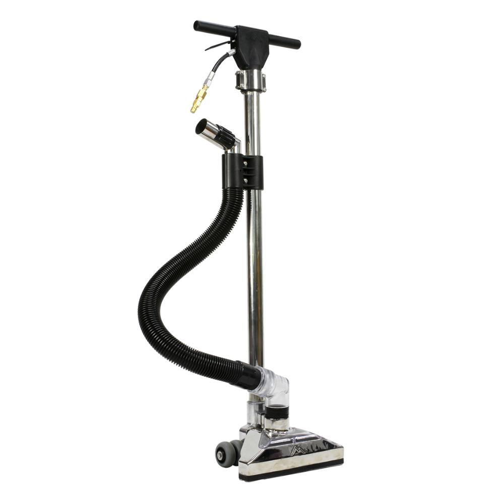 Vacuum cleaner with hose on a white background