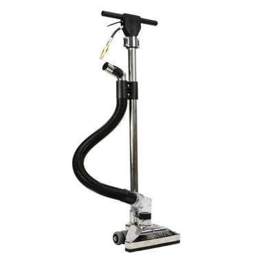 Vacuum cleaner with hose on a white background