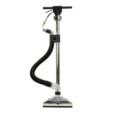 Floor cleaning machine with hose on a white background