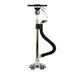 Mechanical tool with a black hose on a white background