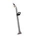 Sole cleaning tool with a long handle and attachment on a white background