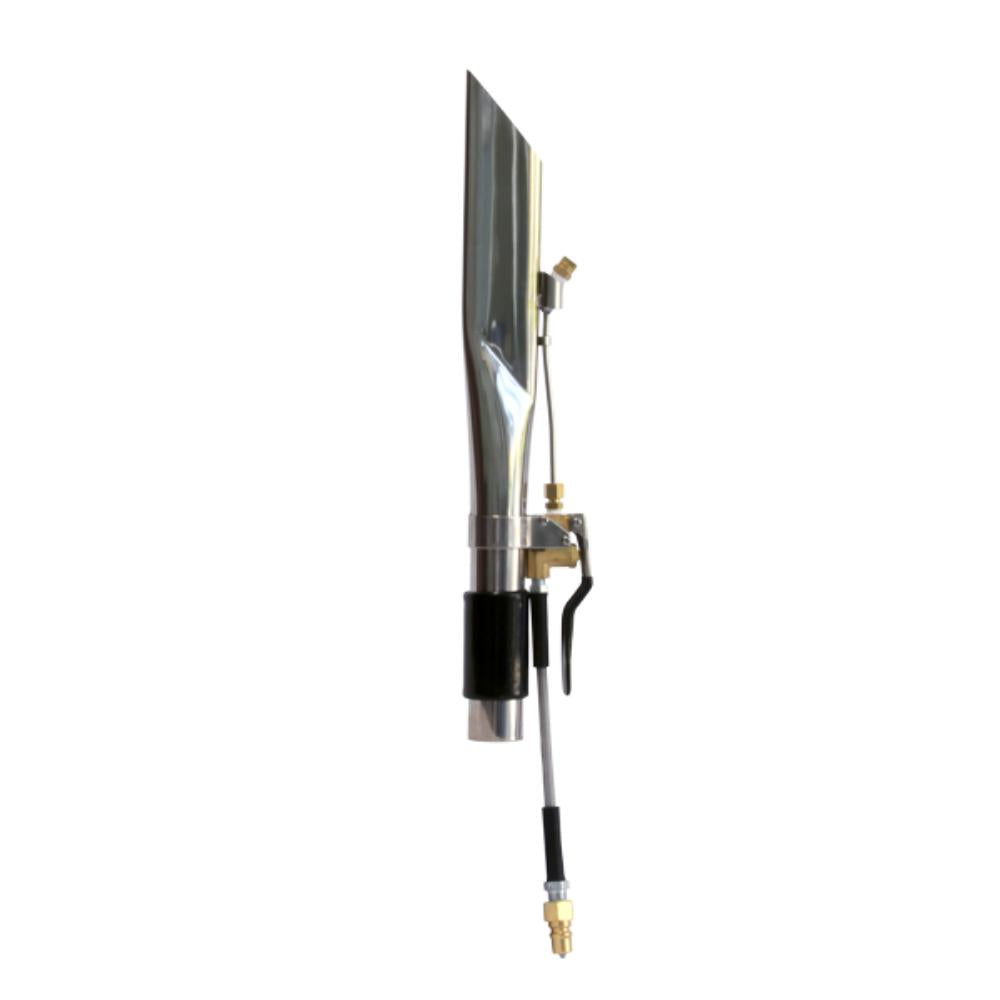 High-pressure washer nozzle on a white background