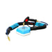 Blue and black pressure washer on a white background