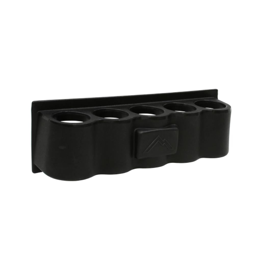 Black gun magazine on a white background