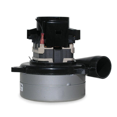 Vacuum cleaner motor assembly on a white background