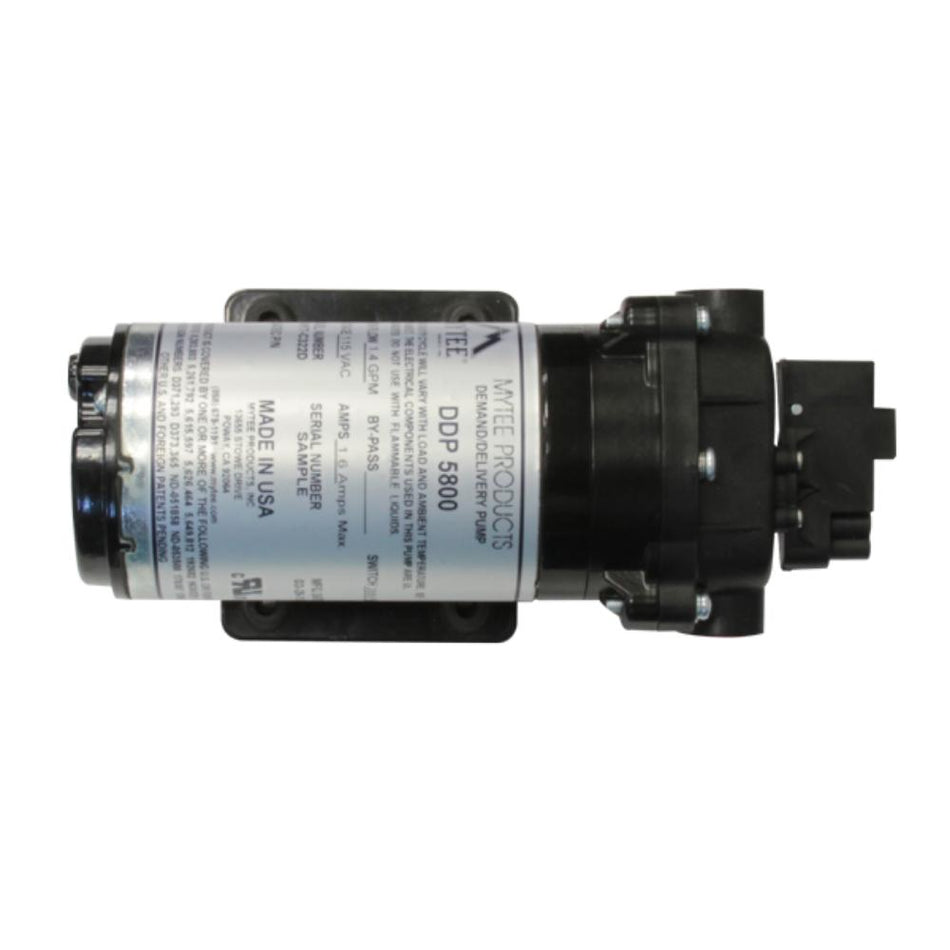 Mechanical pump with visible branding on a white background