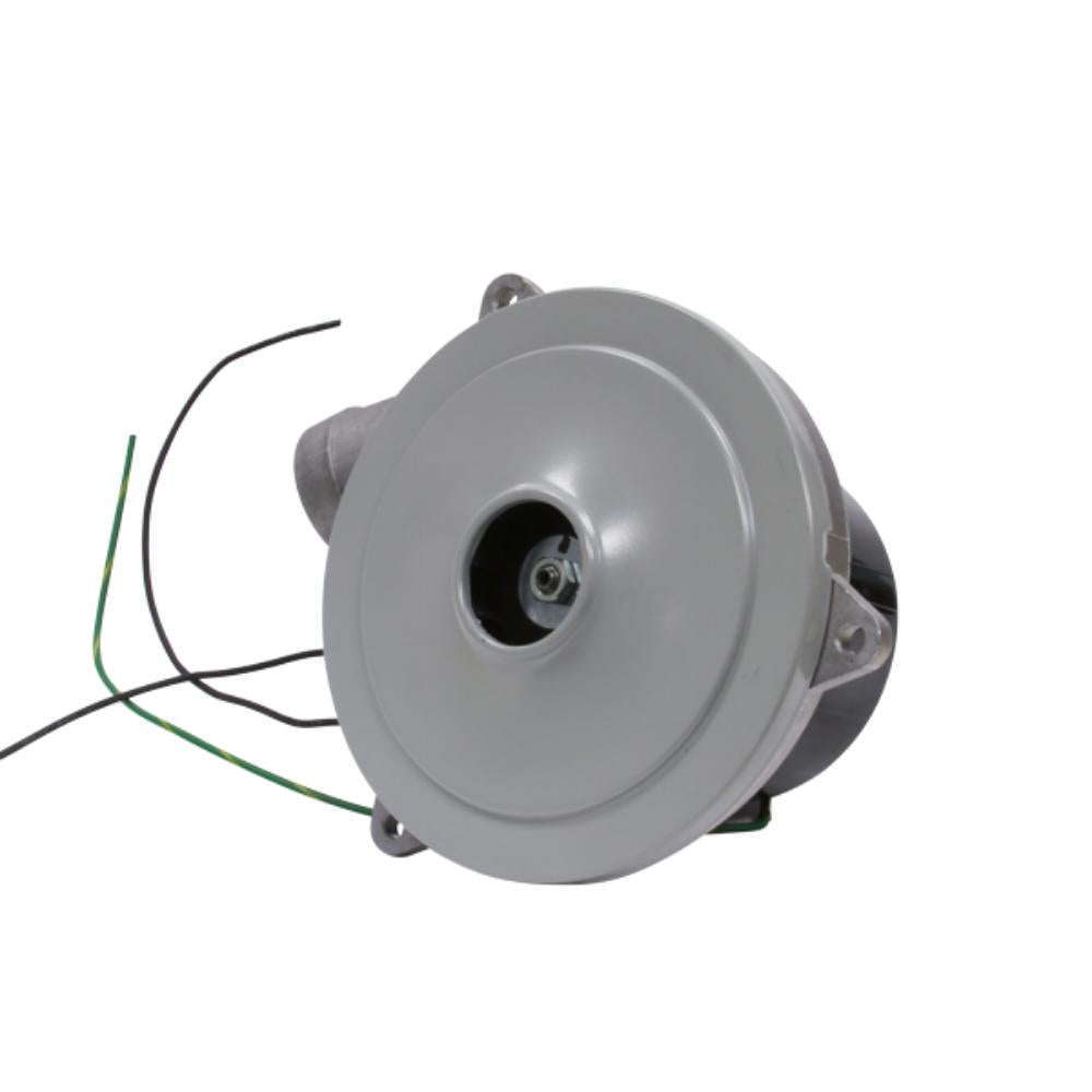 Gray mechanical component with wires on a white background