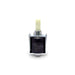 Candle holder with a candle on a white background