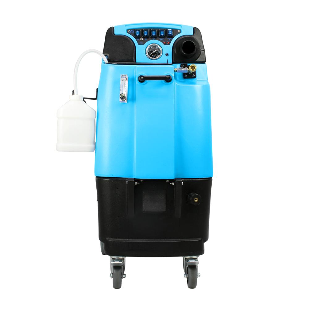 Blue and black Mytee-LTD3- industrial machine on a white background