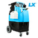 Mytee-LTD5-LX-Front Blue and black cleaning machine with a white container on a white background, featuring the LX logo.
