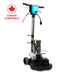Floor polishing machine with 'Canada Compatible' label on a white background