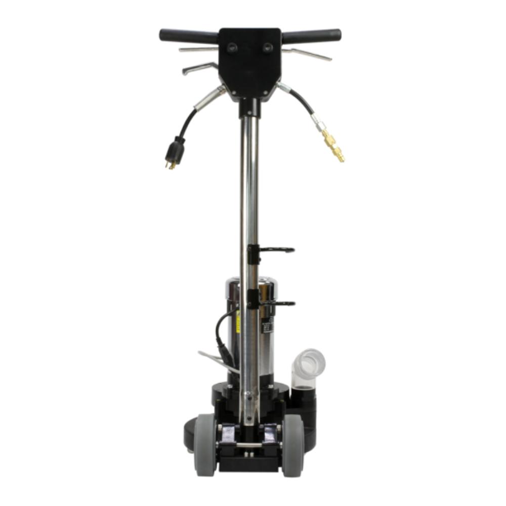 Floor cleaning machine on a white background