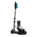 Floor polishing machine on a white background
