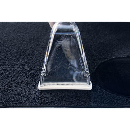 Mytee 300H Clear plastic tool on a black textured surface.