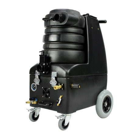 Mytee Breeze 500 PSI Black industrial cleaning machine with wheels on a white background