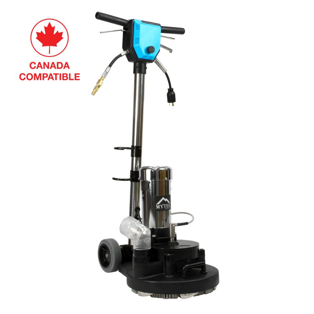 Mytee_T_REX_Rotary_Extractor Floor polishing machine with 'Canada Compatible' label on a white background