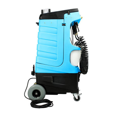 Mytee deluxe prep center Blue and black pressure washer on a white background