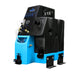 Mytee electric truckmount Black and blue industrial machine with visible branding on a white background