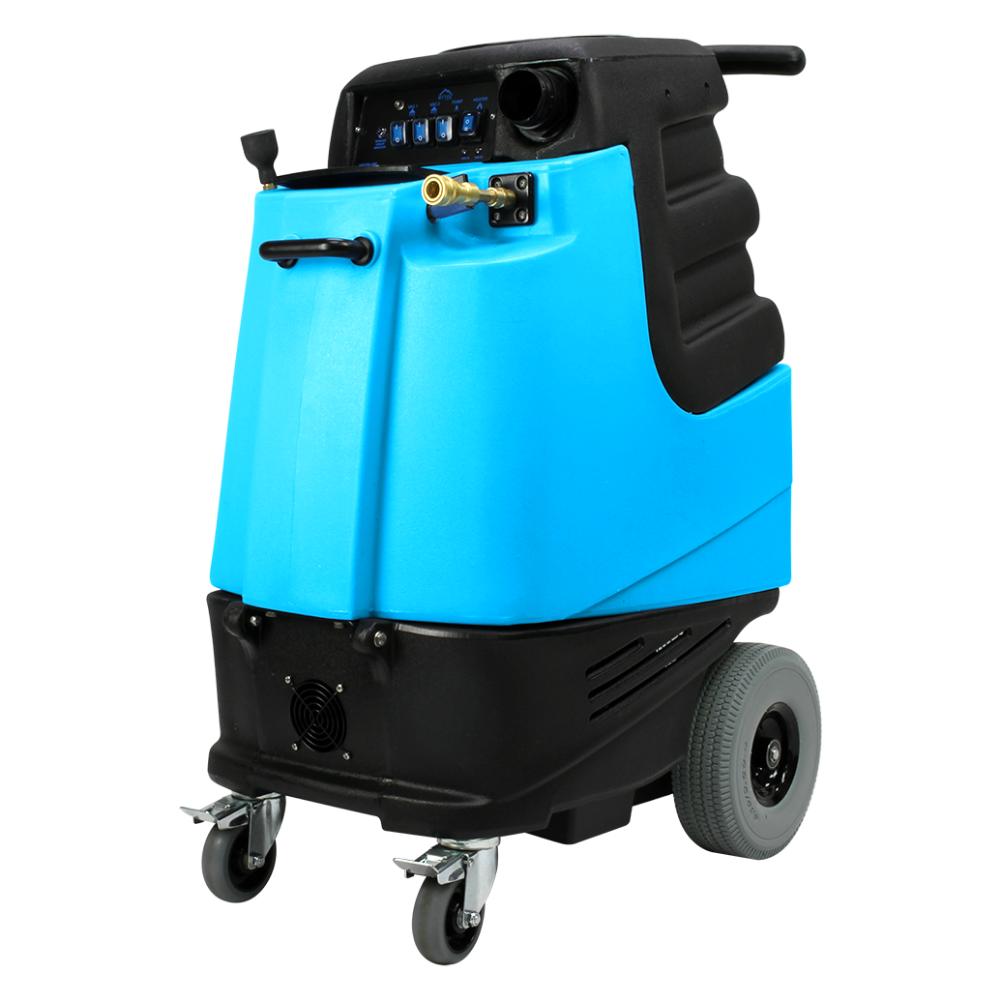 Blue and black Mytee speedster 1001 carpet cleaner on a white background