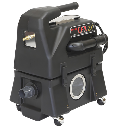 RotoVac Black Carpet Extractor with 'CFZ' branding on a white background